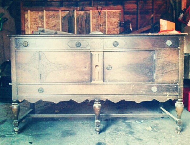 Antique Buffet Before