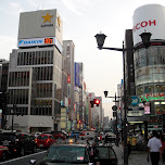 shopping street in ginza in Tokyo, Japan 