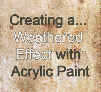 weathered effect painting