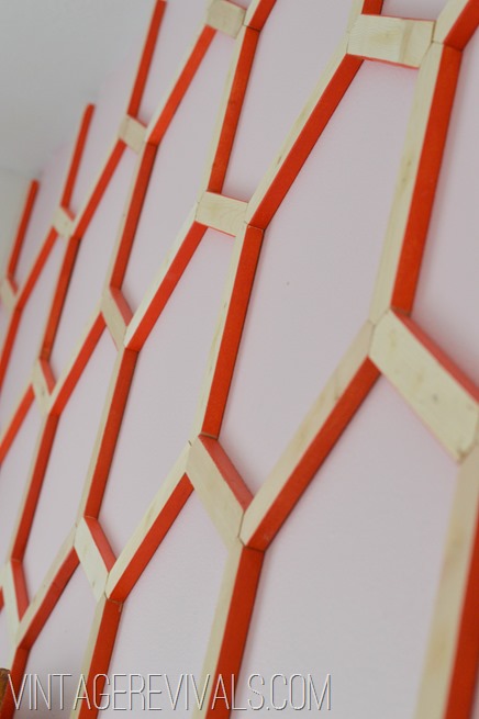 Paint Week Pink Honeycomb Wall-1-2