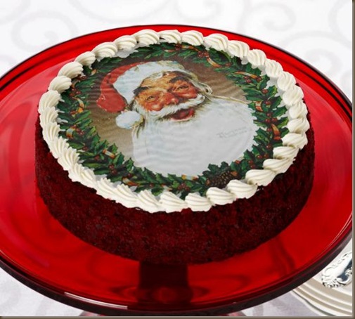 Santa cheesecake