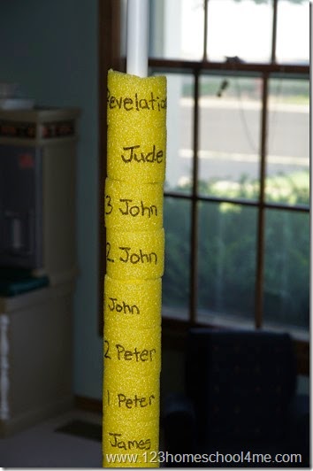 pool noodles are great for learning the alphabet or the books of the bible pool noodles are great for learning the alphabet or the books of the bible