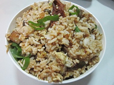eggplant fried rice, 240baon