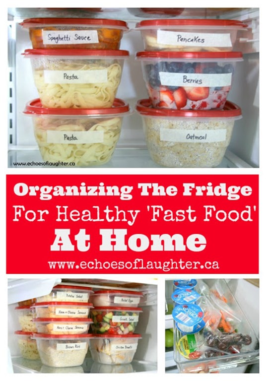 Organizing Healthy Fast Food At Home