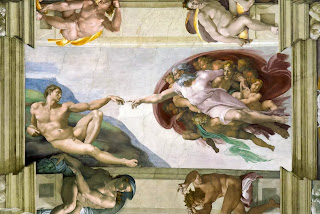 “Dựng nên ông Ađam” của Michelangelo