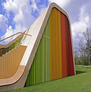 Forma orgánica forma organica Pabellón Español Floriade 2012