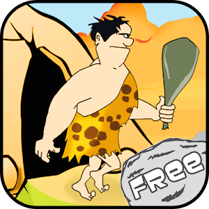 Brave Caveman - Angry Dinosaur LOGO-APP點子