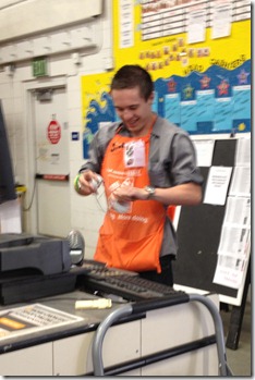 Jorden-Home Depot cashier