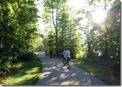 Bike path by Lake Erie-Geneva State Park (OH)