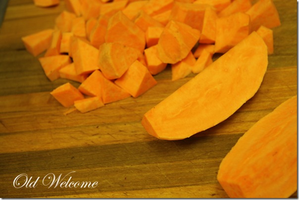 diced sweet potato old welcome