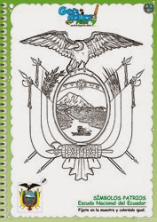 111 - Escudo del Ecuador_colorear