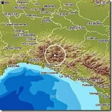 Terremoto in Liguria