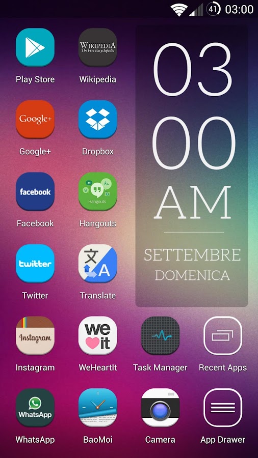 Stock UI Icon Theme Apex Nova - screenshot