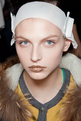 Kinder Aggugini Fall 2012 Backstage