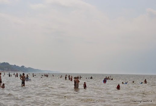 Lots of people in the water
