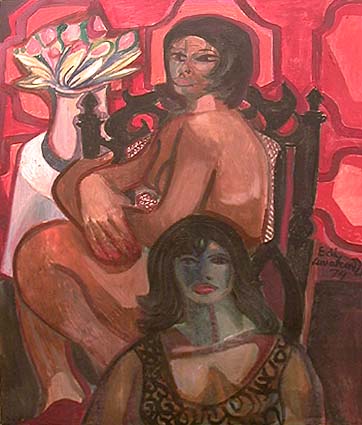 mulata e vaso com flores.jpg