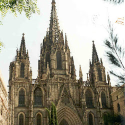 24.- Fachada de la catedral de Barcelona. Neogótico