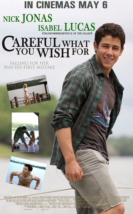Nick Jonas in Careful What You Wish For poster