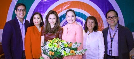 Toni-Gonzaga with ABS-CBN executives