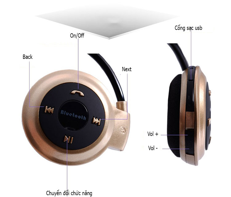 Tai nghe bluetooth Tai nghe mini 503