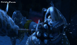 Kungfupanda Tirung vs rhinoceros:Funny animation.gif
