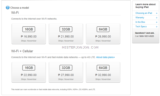 iPad mini Price Philippines