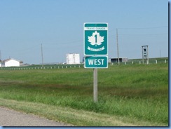 8402 Manitoba Trans-Canada Highway 1 - sign