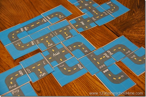 Fun free printable game for esl kids to learn sight words