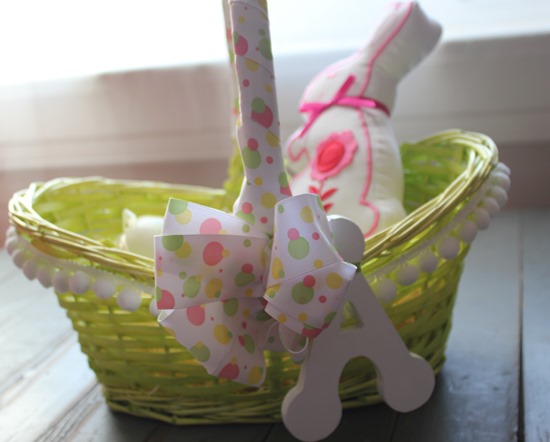 Boutique Style Easter Basket #diy #easter #craft