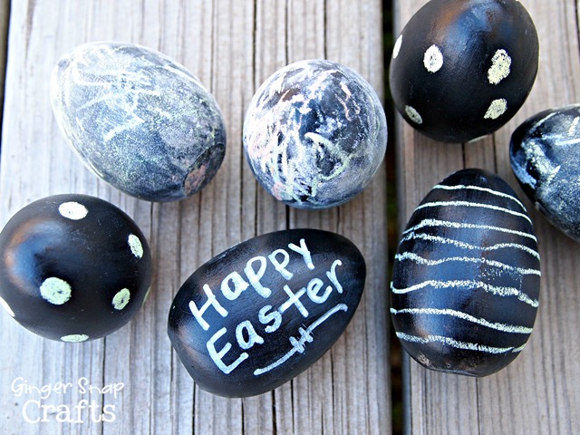 #chalkboard Easter eggs