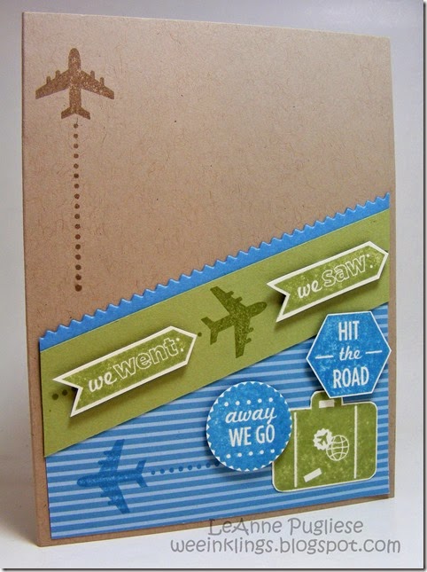 LeAnne Pugliese WeeInklings Around the World Graduation Card Stampin Up