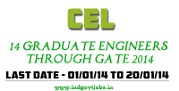 CEL Recruitment 2013