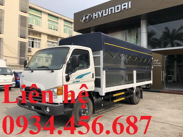 Bán xe Hyundai 110sp thùng bạt tại Quảng Ninh