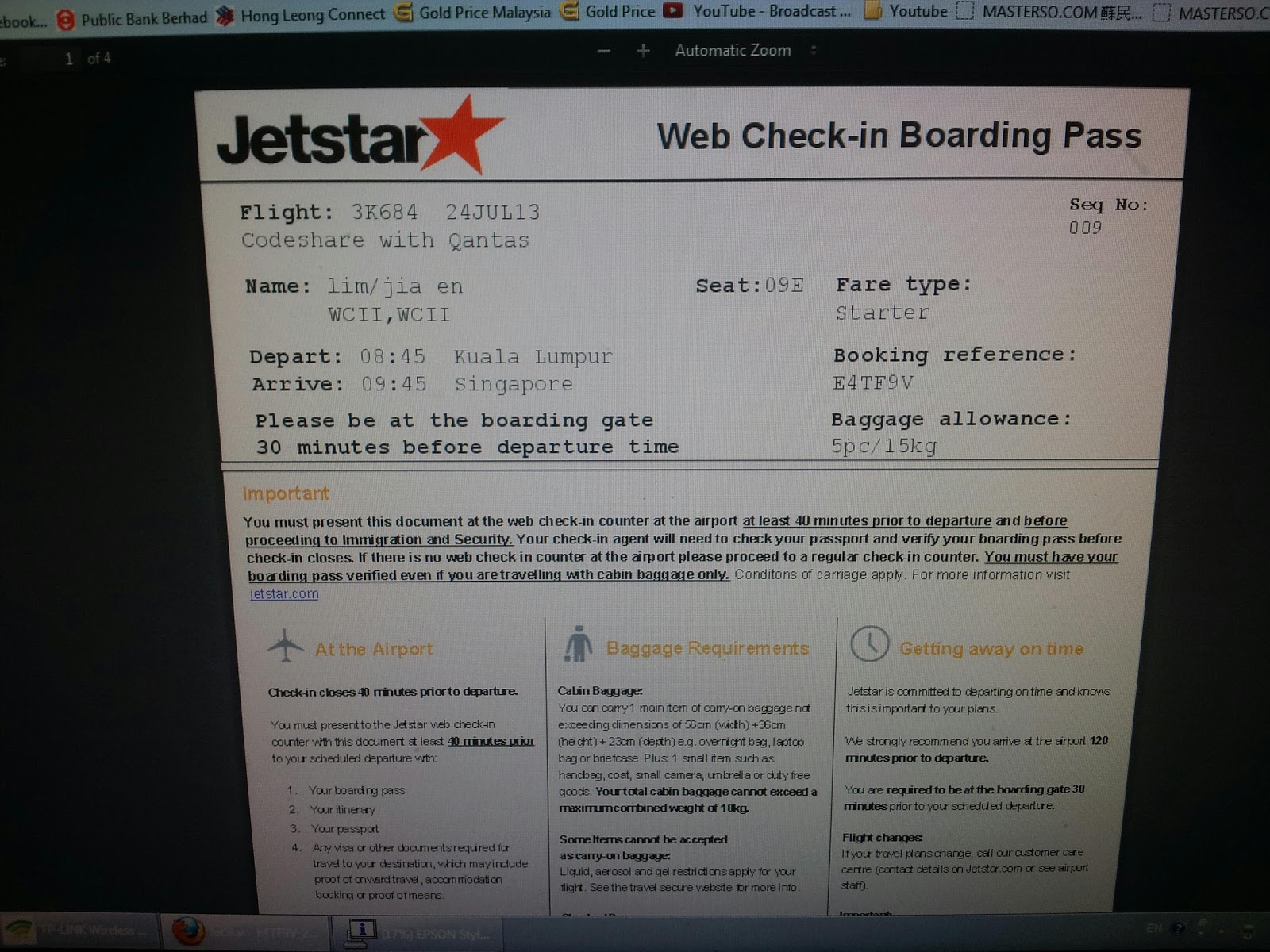 jane.jiaen Flying with jetstar airway (web check in)