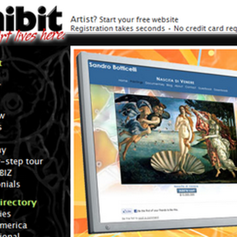 Zhibit.org – Easy Websites for Artists