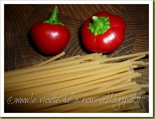 Spaghetti di riso semintegrale senza glutine con pesto di nocciole, basilico e peperoncino piccante (6)