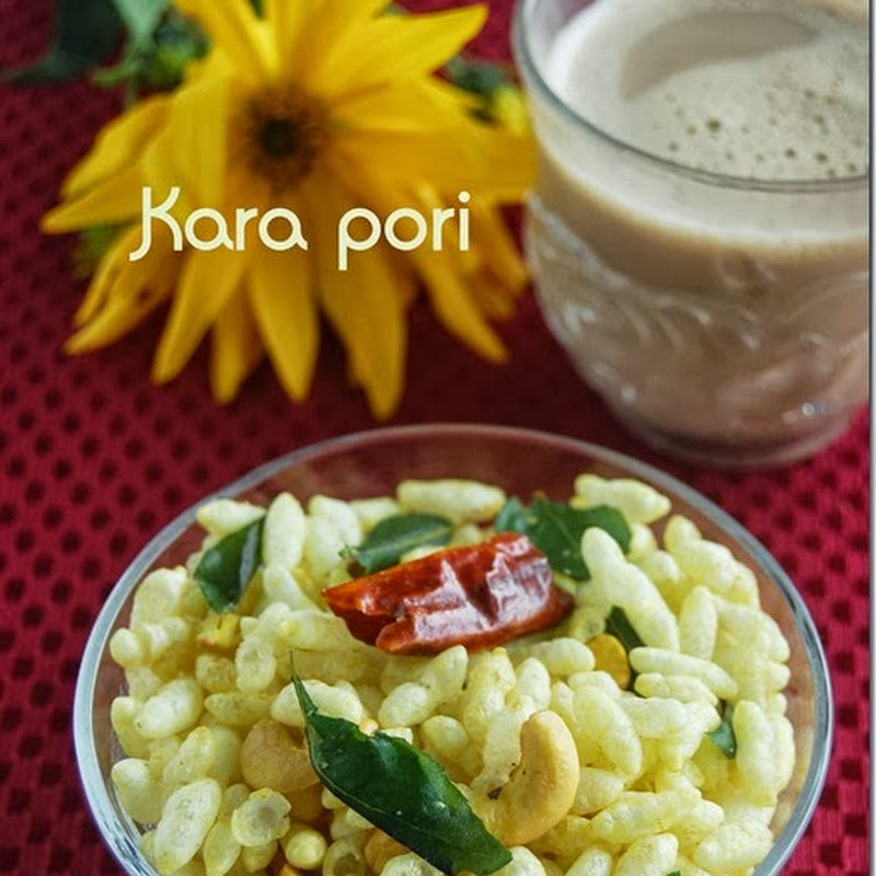 Puffed rice mixture / Kara pori