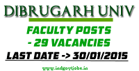 Dibrugarh-University-Jobs-2015