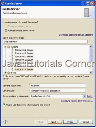 run on server