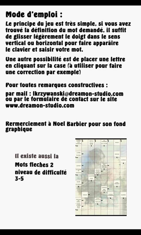 Mots Fleches Niveau 1 Screen 2