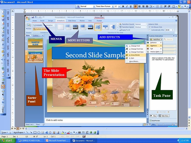 Combinebasic Computer Help And Information Simple Powerpoint Presentation Using Ms Office 07