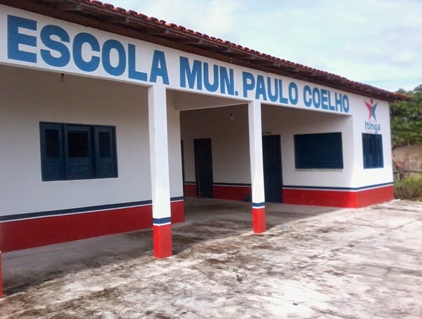 Escola  Páulo Coelho (Arara Azul) construída na gestão de Vete Botelho
