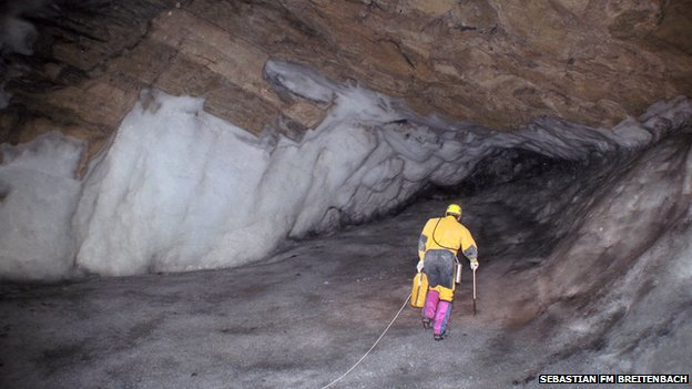 Evidence from Siberian caves suggests that a global temperature rise of 1.5C could see permafrost thaw over a large area of Siberia. More than a trillion tonnes of the greenhouse gases CO2 and methane could be released into the atmosphere as a result. Photo: Sebastian FM Breitenbach
