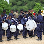 La fanfare de la police à Kisangani, décembre 2010.