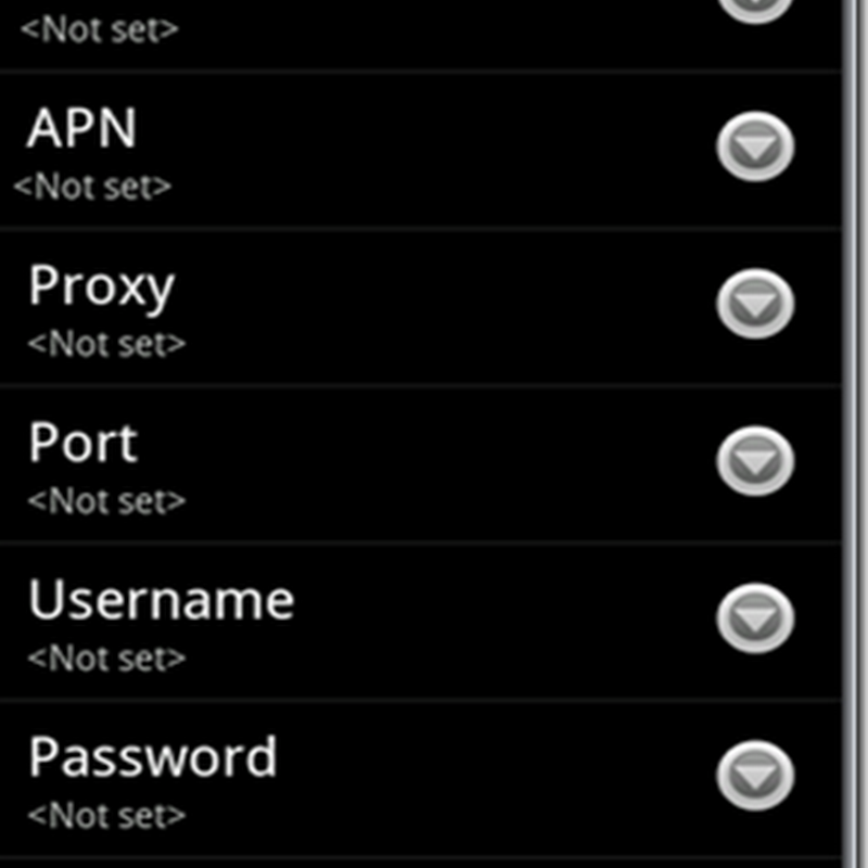 How To Setup APN Settings for Android 1.5 Internet and MMS