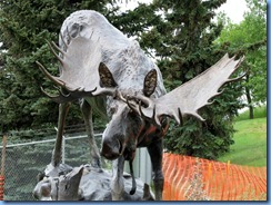 0959 Alberta Calgary - Heritage Park Historical Village - sculpture