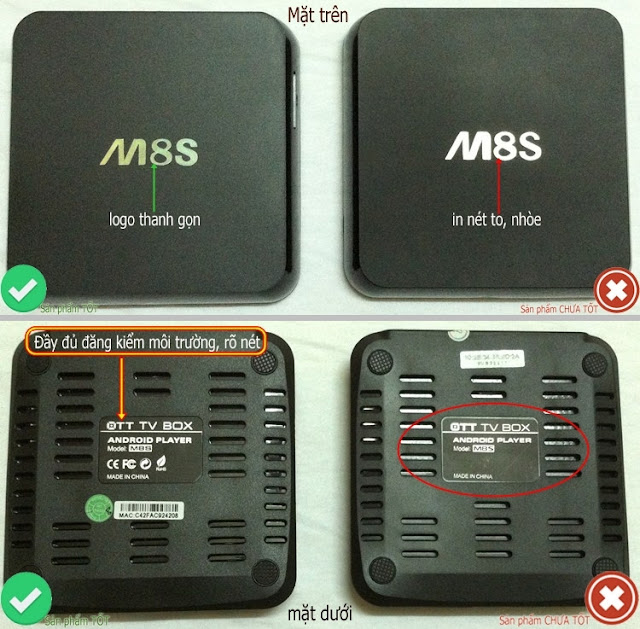 Android Box M8S Amlogic S812 RAM 2G, HDD 8G