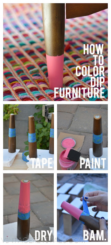 How To Color Dip Furniture