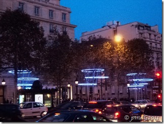 les illuminations sur les Champs...