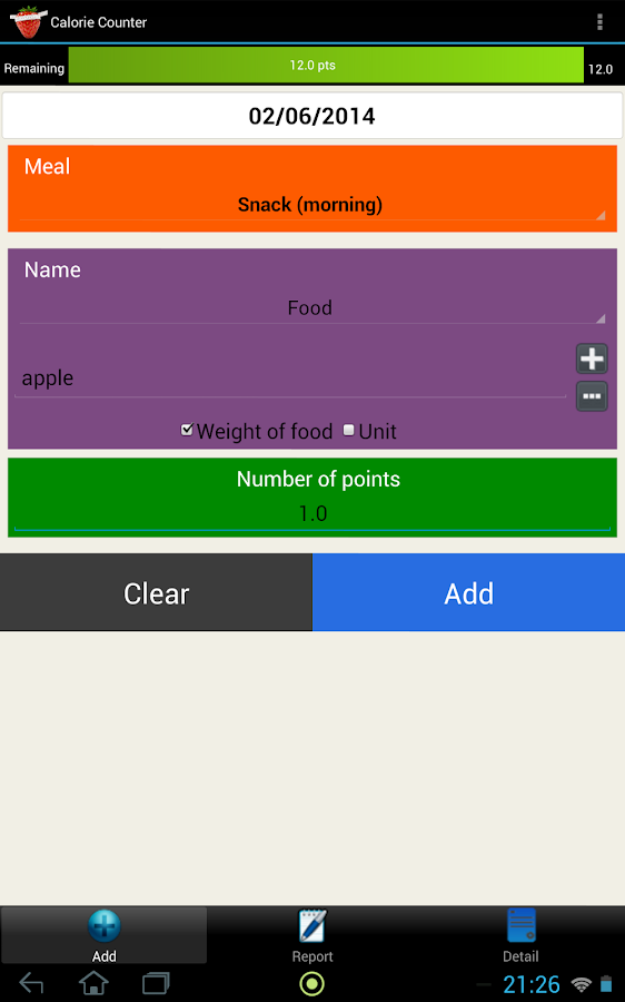 Calorie Counter Simple PRO - Android Apps on Google Play